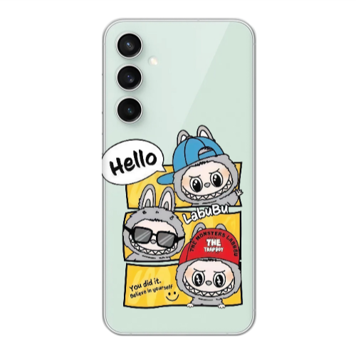 Samsung S24 Plus Labubu3 Transparent Silicone TPU Θήκη