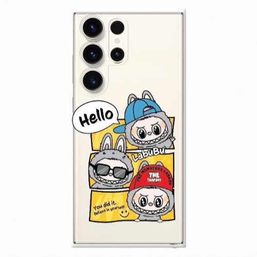 Samsung S24 Ultra Labubu3 Transparent Silicone TPU Θήκη