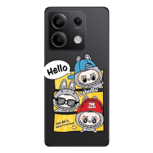 Xiaomi Redmi Note 13Pro 5G Labubu3 Transparent Silicone TPU Θήκη