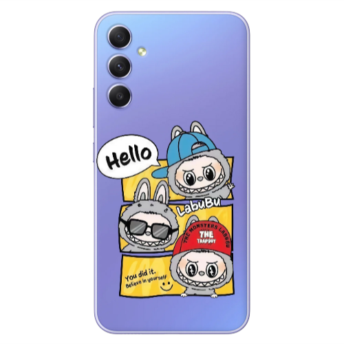 Samsung A25 Labubu3 Transparent Silicone TPU Θήκη