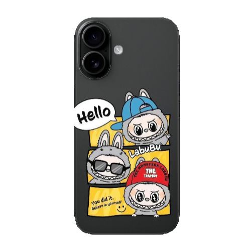 Apple Iphone 16 Labubu3 Transparent Silicone TPU Θήκη