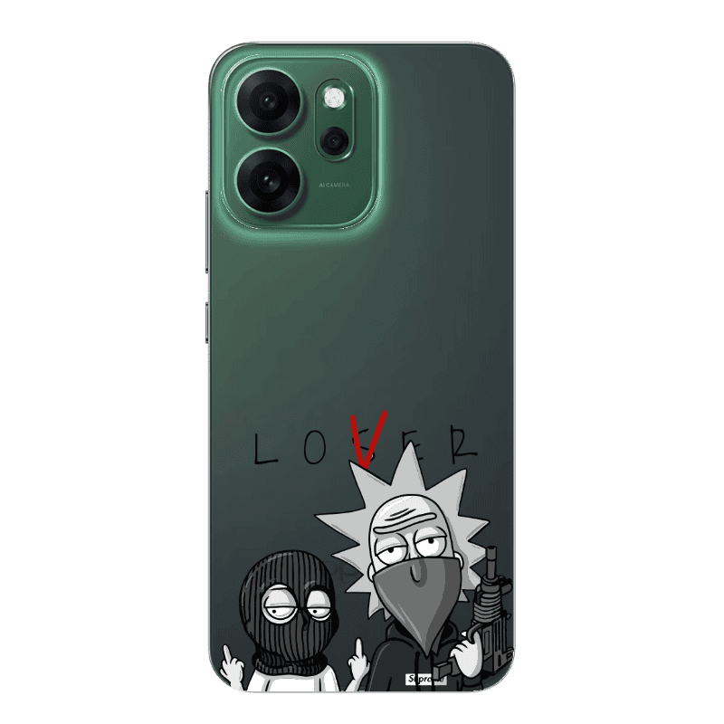 Oppo Reno 14 FS Rick Loser Transparent Silicone TPU Θήκη