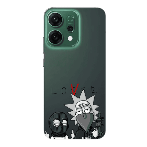 Oppo RENO 14 Rick Loser Transparent Silicone TPU Θήκη