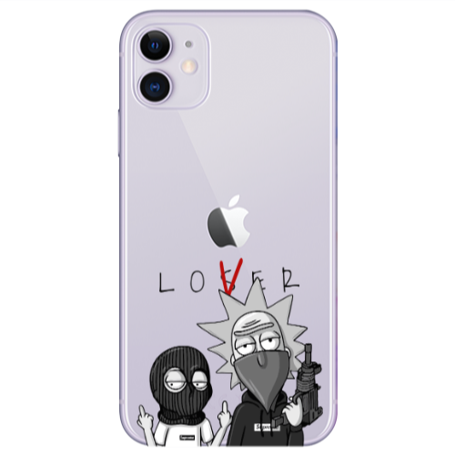 Apple iPhone 11  Rick Loser Transparent Silicone TPU Θήκη