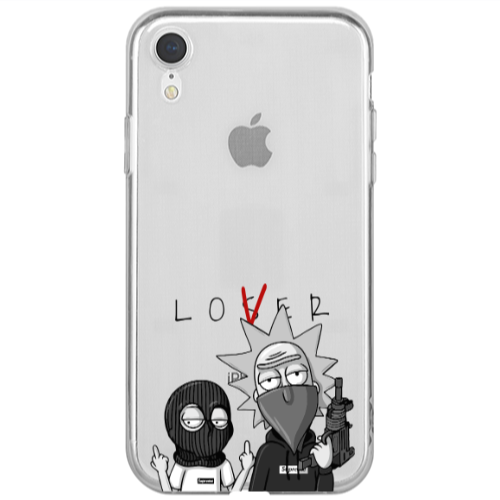 Apple iPhone Xr Rick Loser Transparent Silicone TPU Θήκη