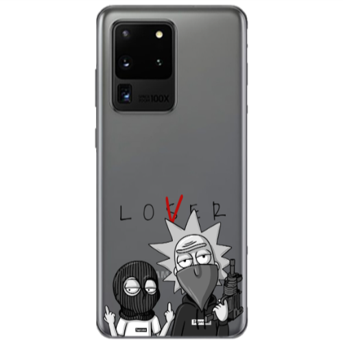 Samsung S20 Ultra Rick Loser Transparent Silicone TPU Θήκη