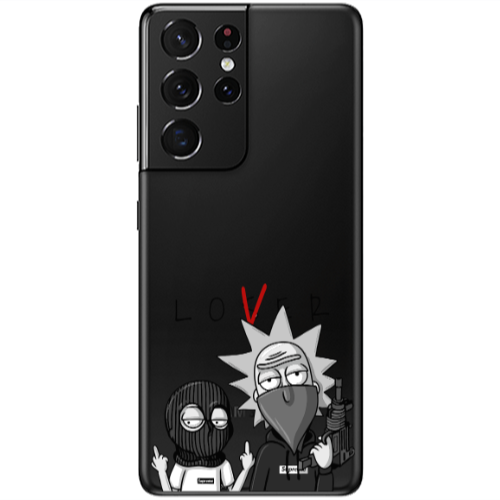 Samsung S21 Ultra Rick Loser Transparent Silicone TPU Θήκη
