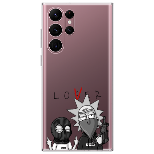 Samsung S22 Ultra Rick Loser Transparent Silicone TPU Θήκη