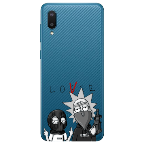 Samsung A02 Rick Loser Transparent Silicone TPU Θήκη