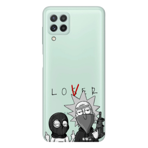 Samsung A22 4G Rick Loser Transparent Silicone TPU Θήκη