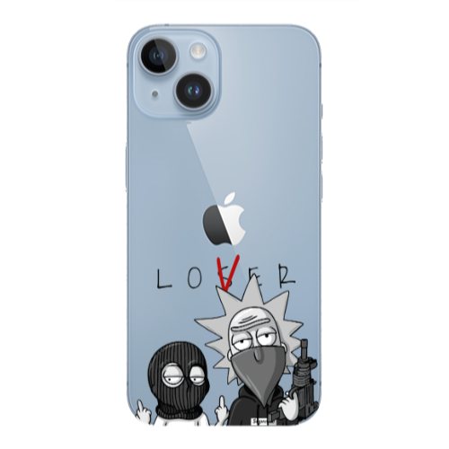 Apple iPhone 14 Plus Rick Loser Transparent Silicone TPU Θήκη
