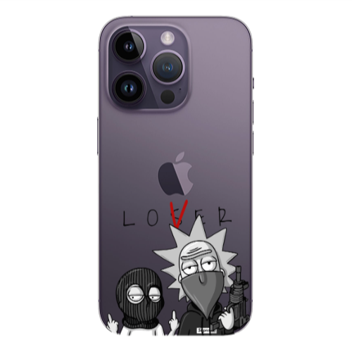 Apple iPhone 14 Pro  Rick Loser Transparent Silicone TPU Θήκη