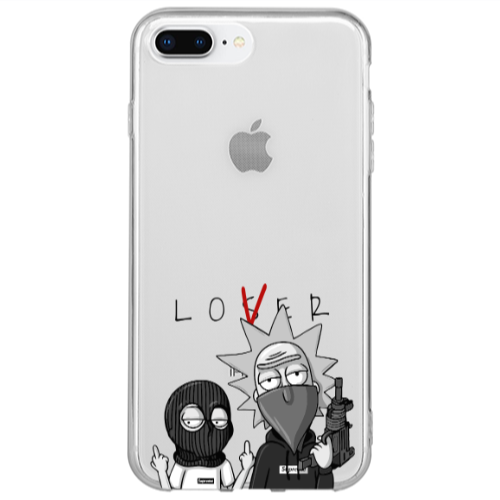 Apple iPhone 7 Plus Rick Loser Transparent Silicone TPU Θήκη