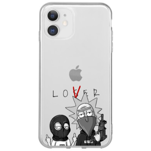 Apple iPhone 12 Mini Rick Loser Transparent Silicone TPU Θήκη