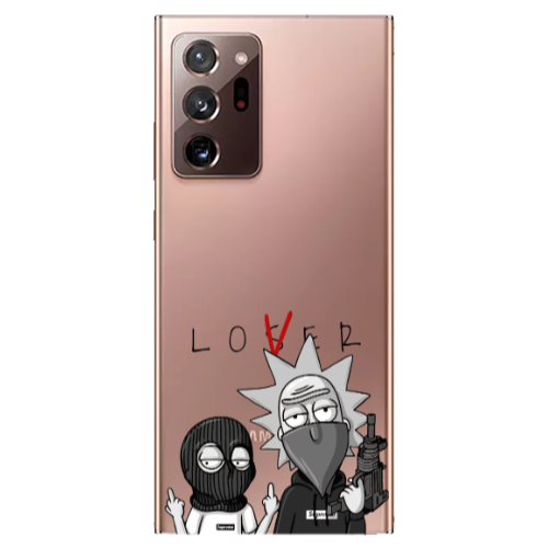 Samsung Note 20 Ultra Rick Loser Transparent Silicone TPU Θήκη