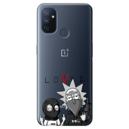 Oneplus Nord 100 Rick Loser Transparent Silicone TPU Θήκη