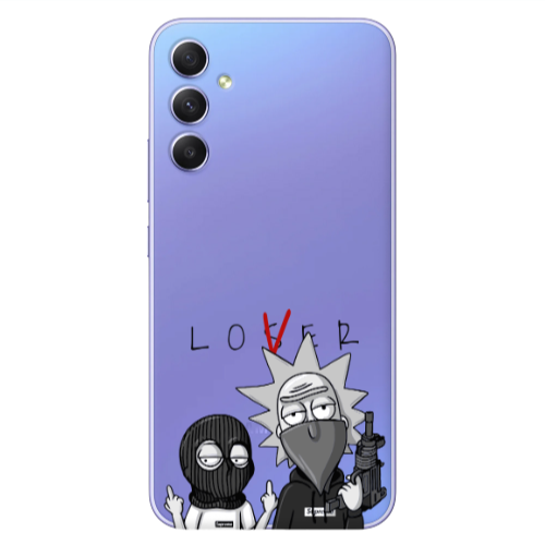 Samsung A34 Rick Loser Transparent Silicone TPU Θήκη