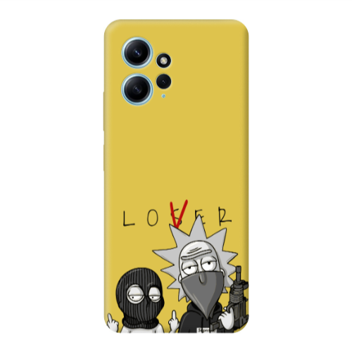 Xiaomi Redmi Note 12 4G Rick Loser Yellow Colored Silicone TPU Θήκη