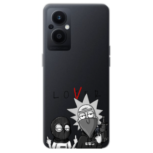 Oppo Reno 7 Lite Rick Loser Transparent Silicone TPU Θήκη