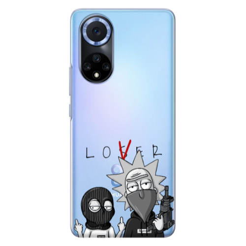 Huawei Nova 9 Rick Loser Transparent Silicone TPU Θήκη