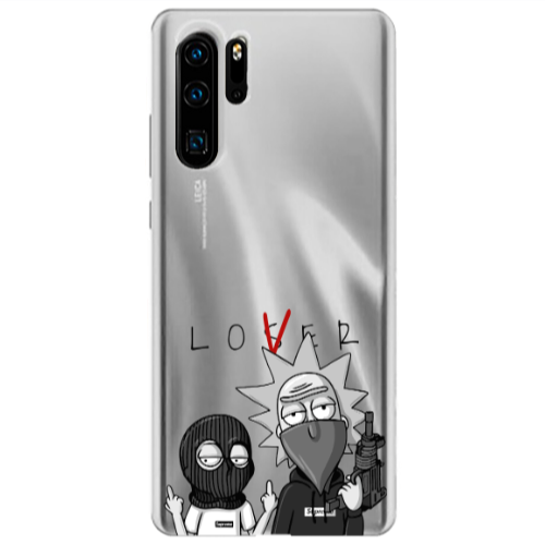 Huawei P30 Pro Rick Loser Transparent Silicone TPU Θήκη
