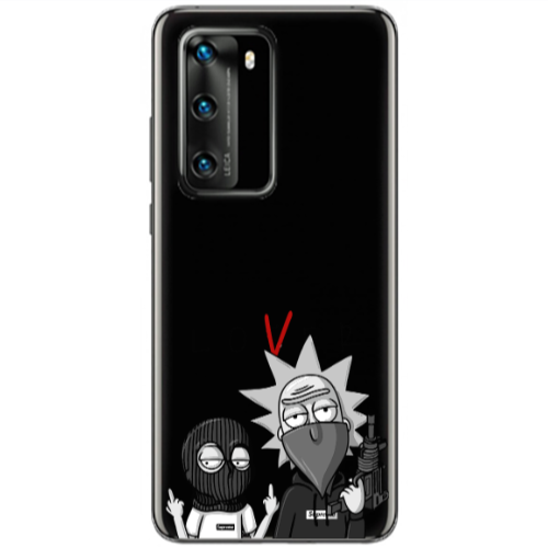 Huawei P40 Rick Loser Transparent Silicone TPU Θήκη