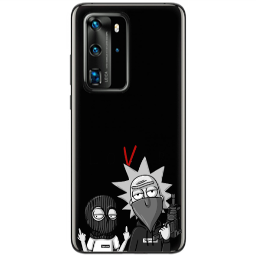 Huawei P40 Pro Rick Loser Transparent Silicone TPU Θήκη