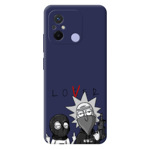 Xiaomi Redmi 12C Rick Loser Dark blue Colored Silicone TPU Θήκη