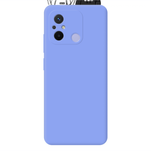 Xiaomi Redmi 12C Rick Loser Light Purple Colored Silicone TPU Θήκη