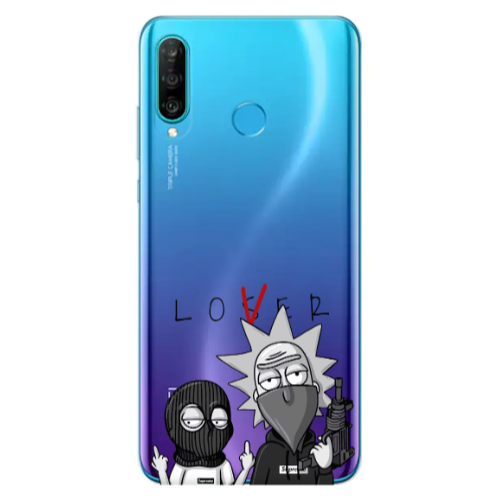 Huawei P30 Lite Rick Loser Transparent Silicone TPU Θήκη