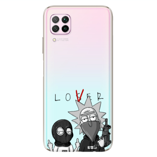Huawei P40 Lite Rick Loser Transparent Silicone TPU Θήκη