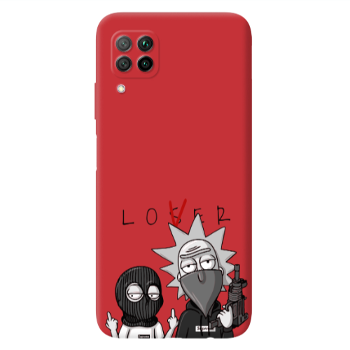 Huawei P40 Lite Rick Loser Red Colored Silicone TPU Θήκη