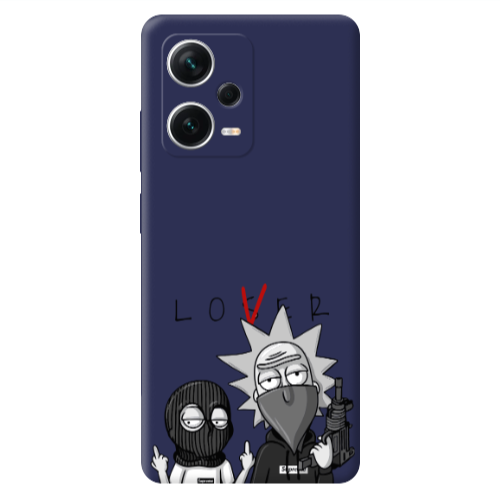 Xiaomi Poco X5 Rick Loser Dark blue Colored Silicone TPU Θήκη