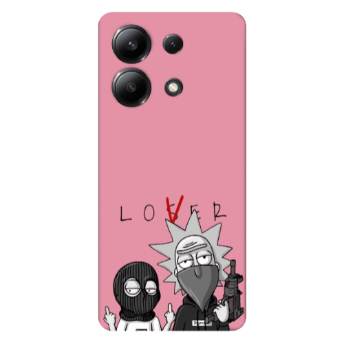 Xiaomi Redmi Note 13 4G Rick Loser Pink Colored Silicone TPU Θήκη