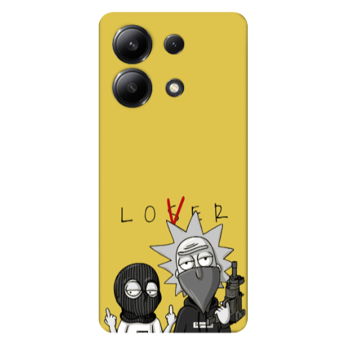Xiaomi Redmi Note 13 4G Rick Loser Yellow Colored Silicone TPU Θήκη