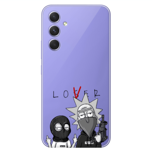 Samsung A55 Rick Loser Transparent Silicone TPU Θήκη