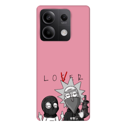 Xiaomi Redmi Note 13Pro 5G Rick Loser Pink Colored Silicone TPU Θήκη