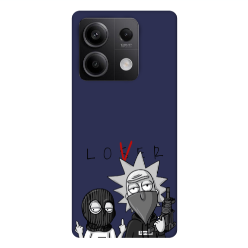 Xiaomi Redmi Note 13Pro 5G Rick Loser Dark blue Colored Silicone TPU Θήκη