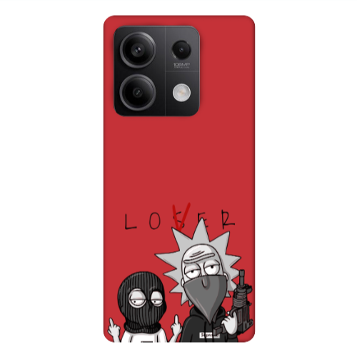 Xiaomi Redmi Note 13Pro 5G Rick Loser Red Colored Silicone TPU Θήκη