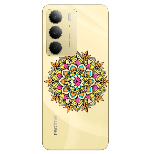 Realme C 75 Mandala D6 Transparent Silicone TPU Θήκη
