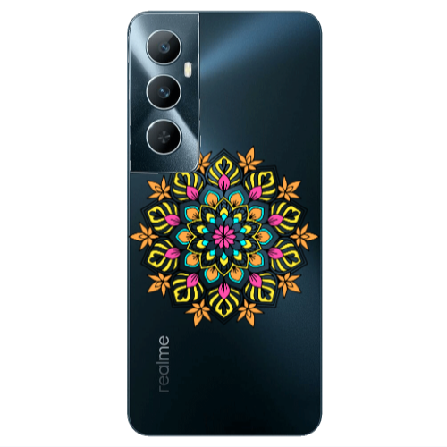 Realme C65 Mandala D6 Transparent Silicone TPU Θήκη