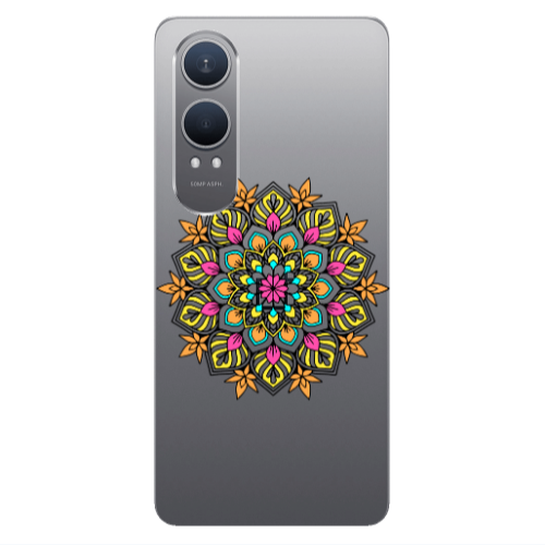 Oneplus Nord Ce 4 lite Mandala D6 Transparent Silicone TPU Θήκη