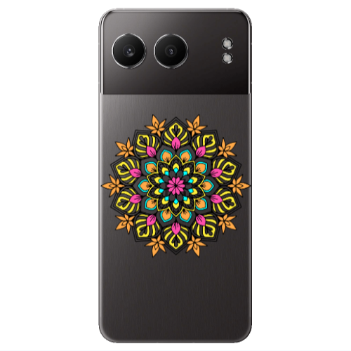 Oneplus Nord 4 Mandala D6 Transparent Silicone TPU Θήκη