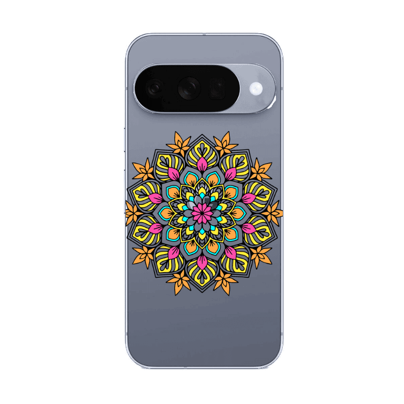 Google Pixel 10 Mandala D6 Transparent Silicone TPU Θήκη