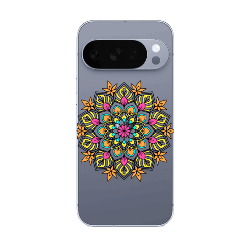 Google Pixel 10 Pro Mandala D6 Transparent Silicone TPU Θήκη