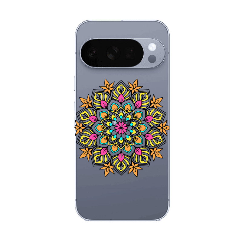 Google Pixel 10 Pro Mandala D6 Transparent Silicone TPU Θήκη