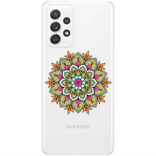 Samsung A52 Mandala D6 Transparent Silicone TPU Θήκη