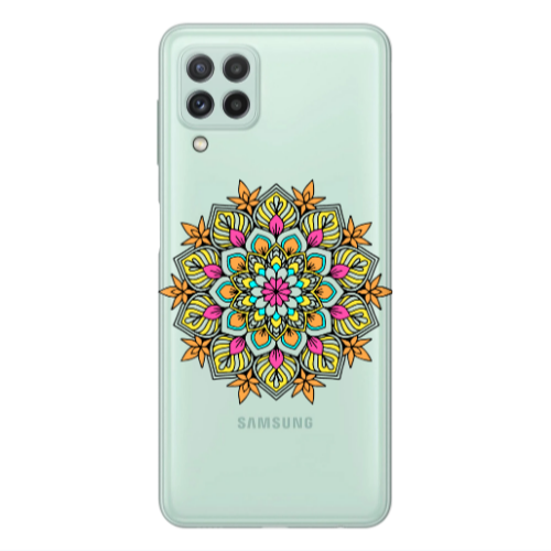 Samsung A22 4G Mandala D6 Transparent Silicone TPU Θήκη