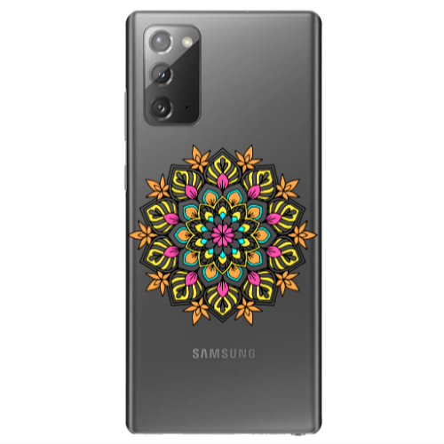Samsung Note 20 Mandala D6 Transparent Silicone TPU Θήκη
