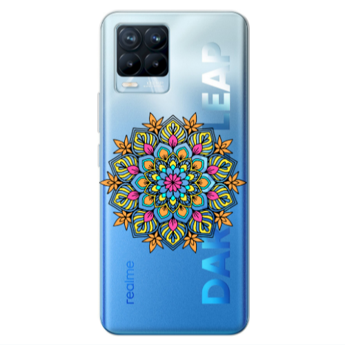 Realme 8 Pro Mandala D6 Transparent Silicone TPU Θήκη